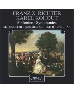 Franz Xaver Richter (1709-1789) - Symphonien C-Dur,G-Dur,B-Dur CD