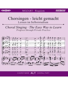 Chorsingen leicht gemacht - Wolfgang Amadeus Mozart: Requiem d-moll KV 626 (Alt) CD
