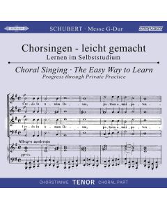 Chorsingen leicht gemacht - Franz Schubert: Messe G-Dur D.167 (Tenor) CD