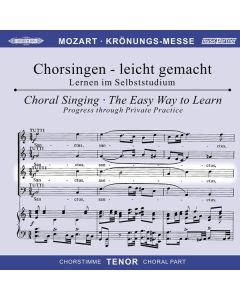 Chorsingen leicht gemacht - Wolfgang Amadeus Mozart: Messe C-Dur KV 317 "Krönungsmesse" (Tenor) CD