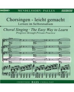 Chorsingen leicht gemacht - Felix Mendelssohn: Paulus (Bass) CD