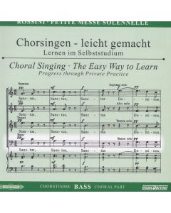 Chorsingen leicht gemacht -  Gioacchino Rossini: Petite Messe Solennelle (Bass) CD
