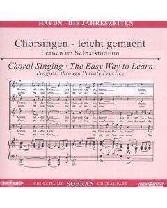 Chorsingen leicht gemacht - Joseph Haydn: Die Jahreszeiten (Sopran) CD