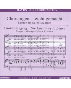 Chorsingen leicht gemacht - Joseph Haydn: Die Jahreszeiten (Alt) CD