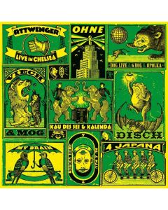 Attwenger - Live im Chelsea (6.12.2023, Wien) (Limited Edition) (Yellow/Green Vinyl) LP