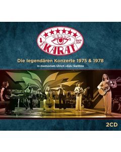 Karat - Die legendären Konzerte 1975 + 1978 CD