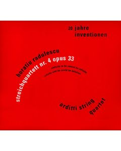 20 Jahre Inventionen Vol.1: Horatiu Radulescu CD