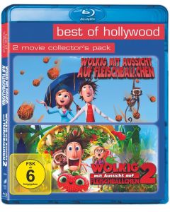 Wolkig mit Aussicht auf Fleischbällchen 1 & 2 (Blu-ray) BR