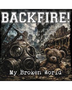Backfire! (Holland) - My Broken World (Limited Numbered Edition) (Clear w/ Black'n'White Cross Vinyl) LP