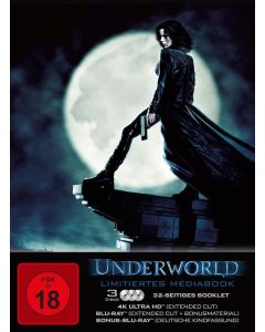Underworld (Extended Cut) (4K Ultra HD Blu-ray & Blu-ray im Mediabook) UHD