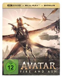 Avatar: Fire and Ash (4K Ultra HD Blu-ray & Blu-ray im Steelbook) UHD