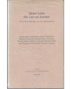 Michel Leiris • Die Lust am Zusehen