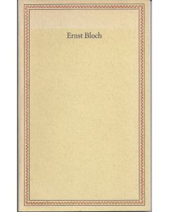 Ernst Bloch • Friedenspreis des Deutschen Buchhandels