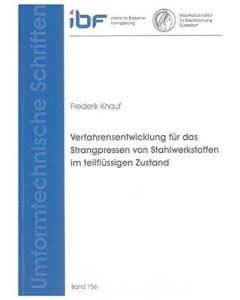 Frederik Knauf • Verfahrensentwicklung für das Strangpressen
