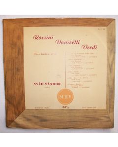 Sved Sandor • Rossini, Donizetti, Verdi 10"