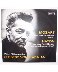 Herbert von Karajan: Mozart (1756-1791) • Symphonie Nr. 41 C-Dur Jupiter LP