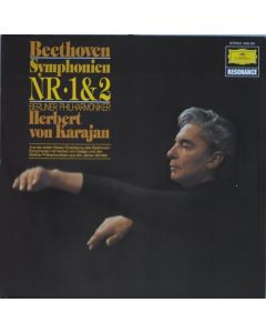 Herbert von Karajan: Ludwig van Beethoven (1770-1827) • Symphonien Nr. 1 & 2 LP