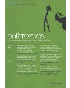 Anthrozoös • Volume 23 / 1, March 2010
