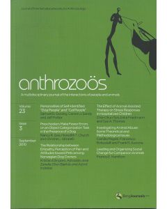 Anthrozoös • Volume 23 / 3, September 2010