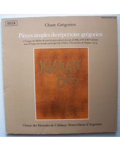 Choeur des Moniales de l'Abbaye Notre-Dame d'Argentan • Chant Grégorien LP
