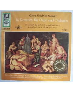 Georg Friedrich Händel (1685-1759) • 16 Konzerte für Orgel Folge 3 LP • Marie-Claire Alain