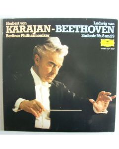 Herbert von Karajan: Ludwig van Beethoven (1770-1827) • Sinfonie Nr. 8 und 9 2 LPs