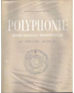 Polyphonie • Premier Cahier • Le Théatre Musical