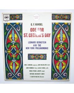 Georg Friedrich Händel (1685-1759) • Ode for St. Cecilia's Day LP • Leonard Bernstein