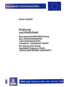 Konin Imanishi • Erfahrung und Wirklichkeit