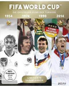 FIFA World Cup 54-74-90-14: Deutschland ist Weltmeister - Die offiziellen Filme der Turniere (Blu-ray) BR