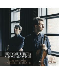 Yuri Bondarev & Gabriele Leporatti - Hindemith / Rota / Schostakowitsch CD