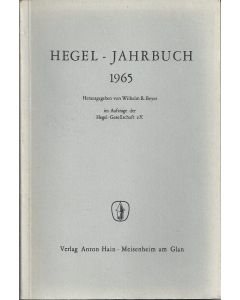 Hegel-Jahrbuch 1965