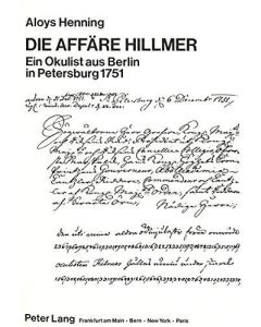 Aloys Henning • Die Affäre Hillmer
