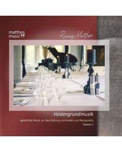 Ronny Matthes - Hintergrundmusik Vol. 2 - Gemafreie Musik (Klaviermusik, Jazz & Chillout) CD