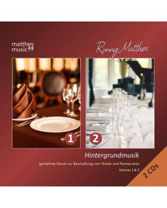 Ronny Matthes - Hintergrundmusik Vol. 1 & 2 - Gemafreie Musik zur Beschallung von Hotels und Restaurants (Klaviermusik, Barmusik & Chillout) CD