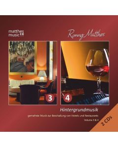 Ronny Matthes - Hintergrundmusik Vol. 3 & 4 - Gemafreie Musik zur Beschallung von Hotels & Restaurants CD