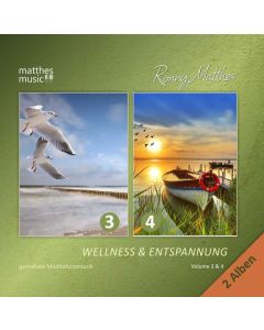 Ronny Matthes - Wellness & Entspannung Vol. 3 & 4 - Gemafreie christliche Meditationsmusik (inkl. Tiefenentspannung) CD