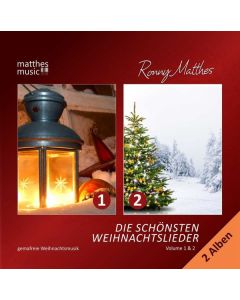 Ronny Matthes - Die schönsten Weihnachtslieder (Vol. 1 & 2) - Gemafreie instrumentale Weihnachtsmusik CD