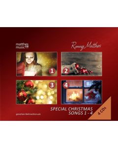 Ronny Matthes - Special Christmas Songs Vol. 1 - 4: Gemafreie Weihnachtsmusik (Die schönsten Weihnachtslieder: deutsch & englisch gesungen) CD