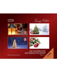 Ronny Matthes - Die schönsten Weihnachtslieder: Vol. 1-4 - Gemafreie instrumentale Weihnachtsmusik CD