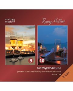 Ronny Matthes - Hintergrundmusik Vol. 9 & 10: Gemafreie Musik zur Beschallung von Hotels & Restaurants (Inkl. Klaviermusik, Klassik & Filmmusik: Gemafrei) CD