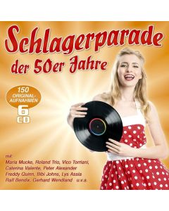 Schlagerparade der 50er Jahre: 150 Originalaufnahmen CD
