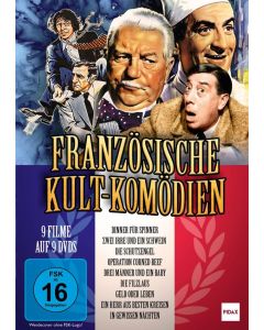 Französische Kult-Komödien (9 Filme) DVD