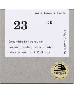 Iannis Xenakis (1922-2001) - Eonta für Klavier & 5 Blechbläser CD