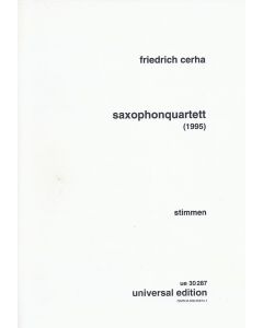 Friedrich Cerha • Saxophonquartett