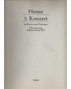 Hans Werner Henze (1926-2012) • 2. Konzert