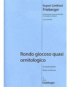 Rupert Gottfried Frieberger • Rondo giocoso quasi ornitologico
