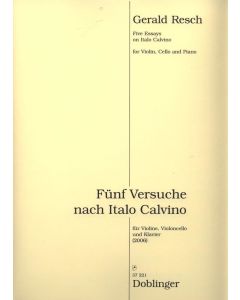 Gerald Resch • Fünf Versuche über Italo Calvino