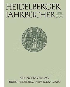 Heidelberger Jahrbücher • 1983