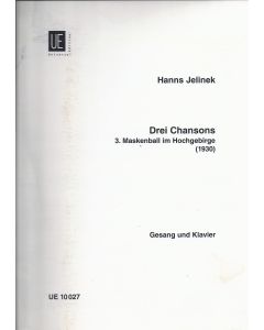 Hanns Jelinek (1901-1969) • Drei Chansons: 3. Maskenball im Hochgebirge